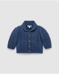 Purebaby - Cosy Cardigan -Kids-Babies
