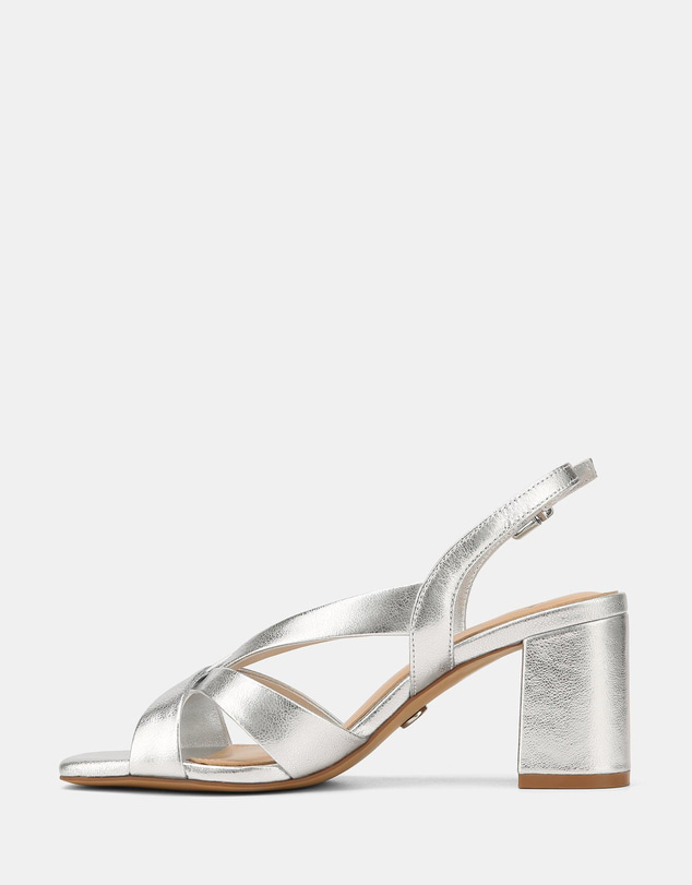 Wittner - Josie Mid Sandals Silver Leather