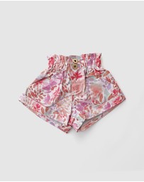 WITH LOVE FOR KIDS - Paperbag Denim Shorts - Babies - Kids