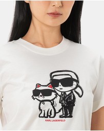 Karl Lagerfeld - Ikon Sketch Duo T-Shirt