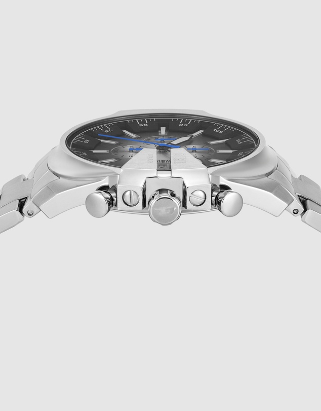 Diesel - Mega Chief Slim Silver Tone Analogue-Chronograph Watch
