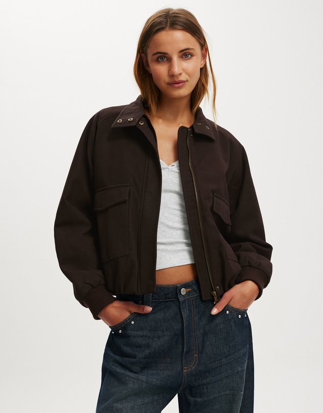 Cotton On - Clover Funnel Neck Bomber