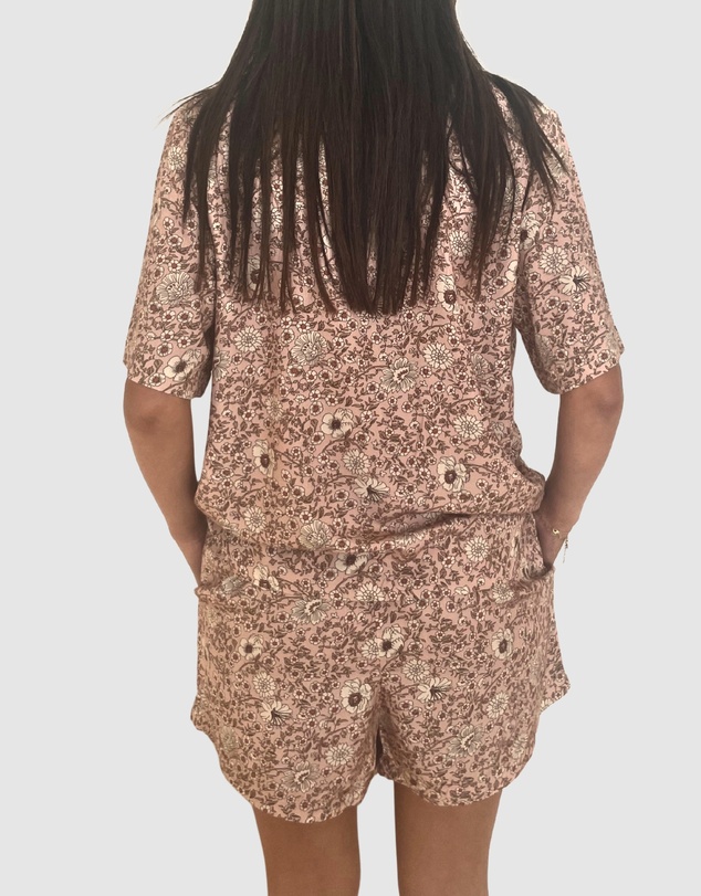 SILK MAGNOLIA - Floral Bamboo Pyjamas