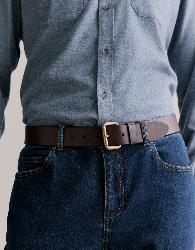 Trenery - Wilson Belt in Chocolate