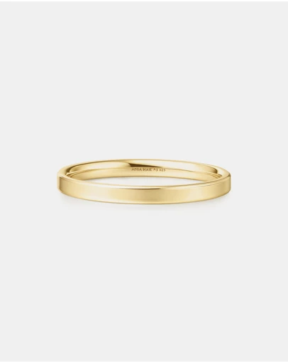 Ania Haie - Gold Smooth Band 2mm