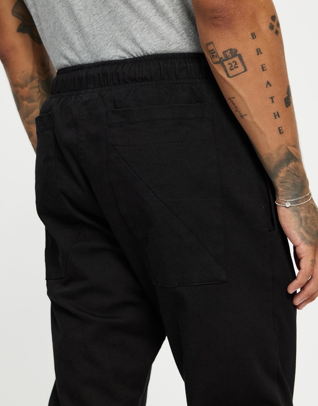 Surrounded By Ghosts - The Hafnon Slim Drawstring Denim Pants