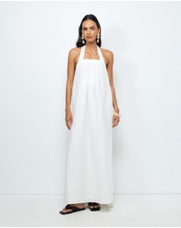 AERE - Dovie Linen Maxi Dress
