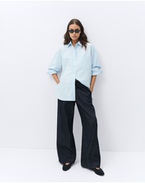 UNISON - Oversized Oxford Shirt