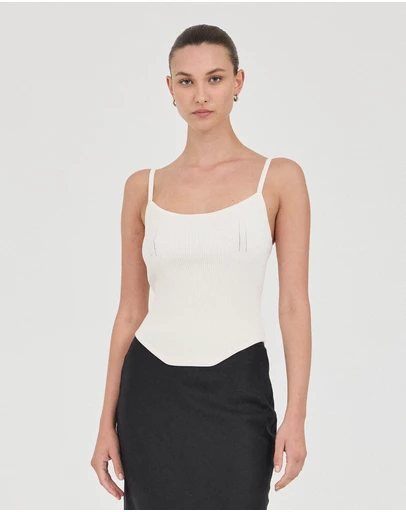 FRIEND of AUDREY - Oslo Crepe Knit Top