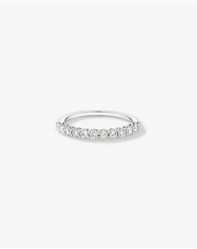 Michael Hill - 0.60 Carat TW Claw Set Round Brilliant Laboratory-Grown Diamond Wedding Ring in 14kt White Gold