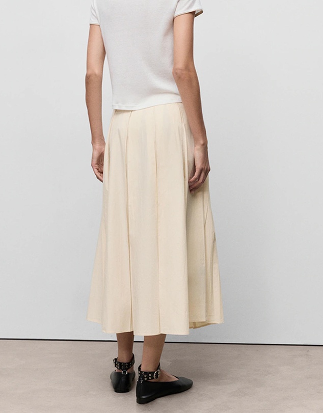 M.N.G - Pleated Midi-Skirt