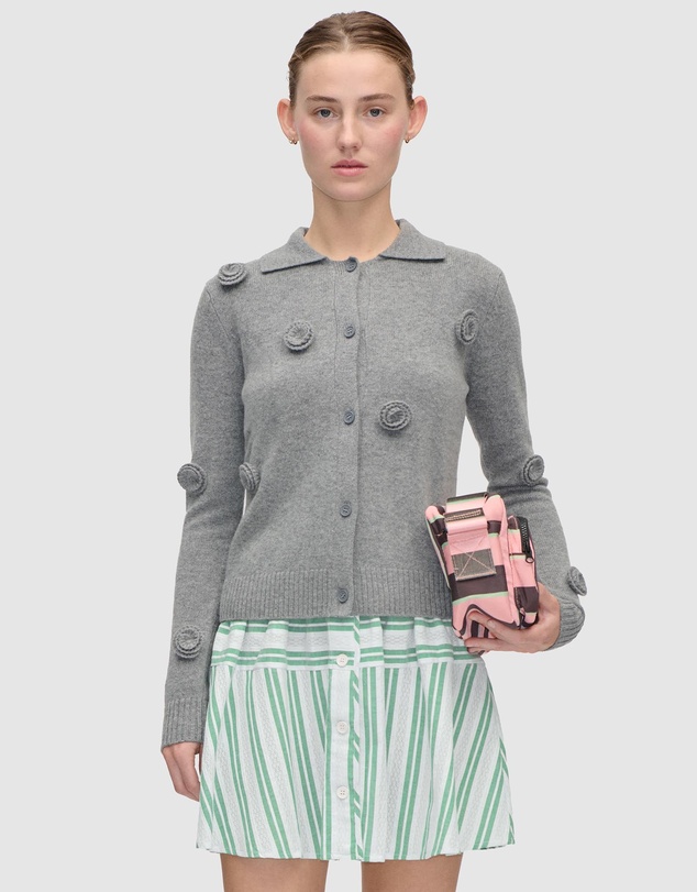 Stine Goya - Button Up Long Sleeve Polo Knit