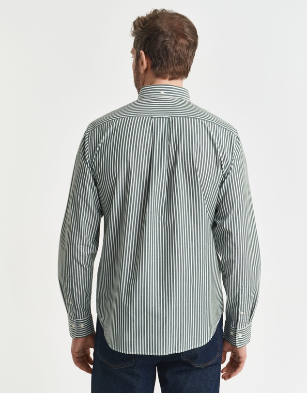 Gant - Regular Fit Striped Poplin Shirt