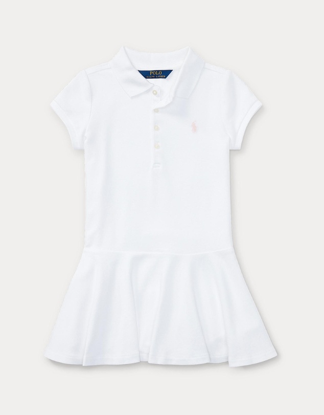 Polo Ralph Lauren - Stretch Mesh Polo Dress - ICONIC EXCLUISVE - Kids
