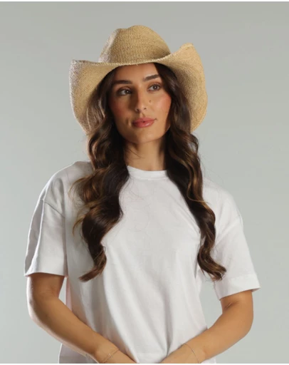 Morgan & Taylor - Rowyn Relaxed Cowboy Fedora in Natural