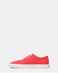 Vionic - Oasis Lace-Up Casual Sneaker - Poppy Canvas