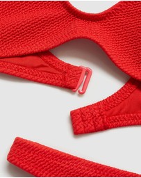 M.N.G - Solene Textured Bikini Top