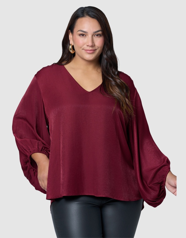 Pink Dusk by Curve Project - Lover Boy Blouse