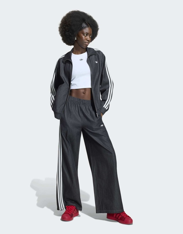 adidas Originals - ADIDAS ORIGINALS SUMMER GLOW DENIM WIDE LEG PANTS Womens