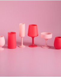 porter green - stemm | silicone unbreakable wine glasses