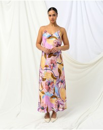 KACHEL - Indi Slip Maxi Dress