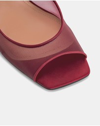 JW PEI - Serenity Open Toe Mesh Slingback Sandals