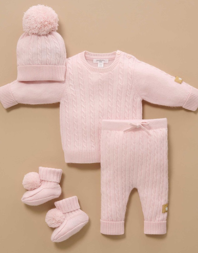 Purebaby - Cashmere Jumper - Kids-Babies