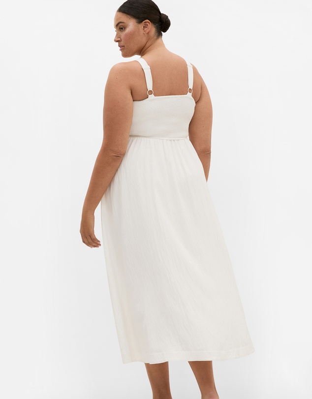 City Chic - Plus size Collins Sleeveless Maxi Dress - ivory