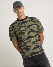 Insight - Tiger Camo Cropped T-Shirt