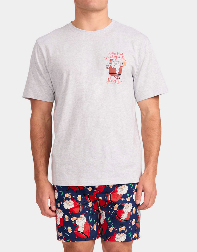 Mitch Dowd - Mitchdowd Soused Santa Cotton Pyjama Set