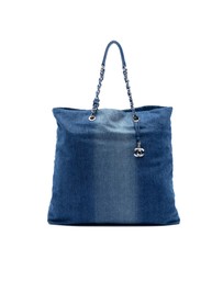 Pre-Loved by Azura Reborn - Pre-Loved Printed Denim Shopping Tote