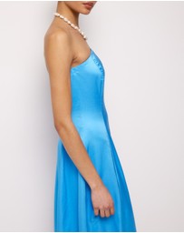 AERE - Aspyn Strapless Midi Dress