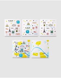 Jaq Jaq - Jaq Jaq Bird - Cities of Wonder Stick It & Go Activity Set - Paris