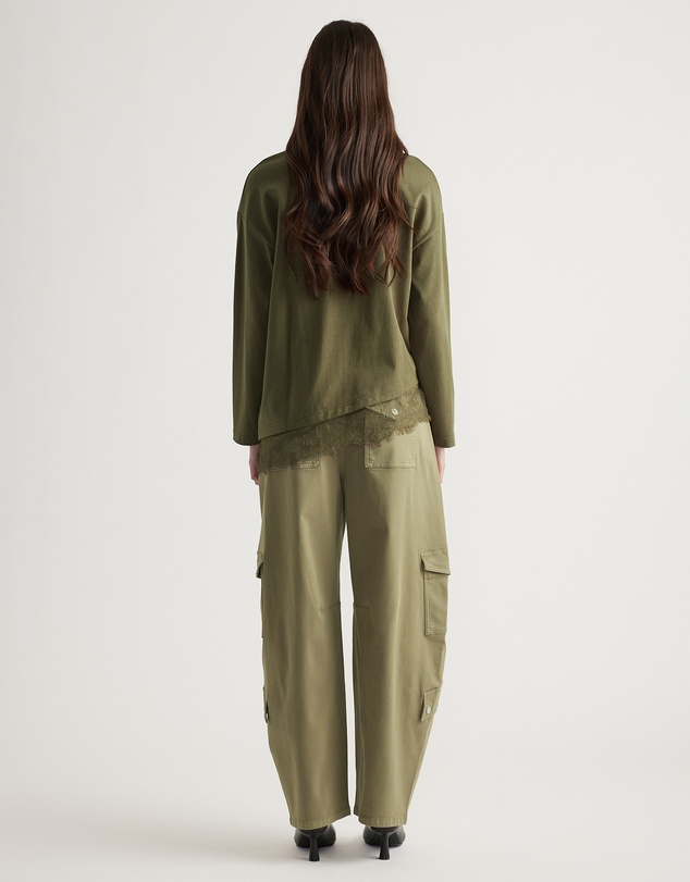 Decjuba - Sofia Lace Trim Long Sleeve