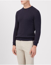 Van Heusen - Cotton Cable Knit Sweater