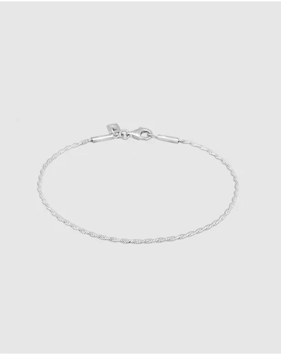 Kuzzoi - ICONIC EXCLUSIVE - Classic Rope Chain Bracelet in 925 Sterling Silver