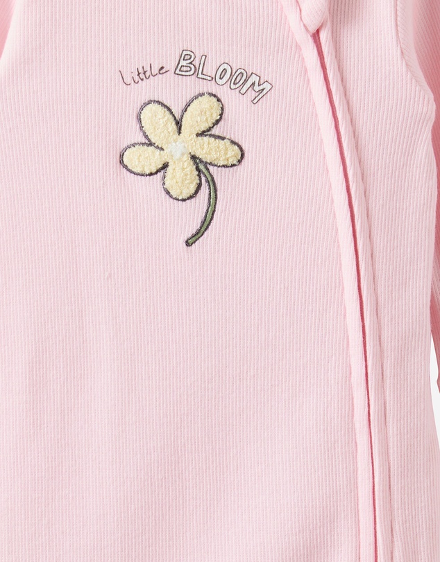 Cotton On Kids - Growie Long Sleeve Zip Romper