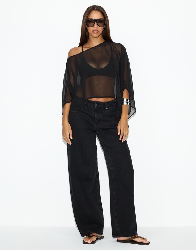 Dazie - Ava Chiffon Cape
