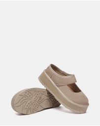 EVERAU - EverAU Ugg Moana Cow Suede Upper Loafer Oxfords Flats
