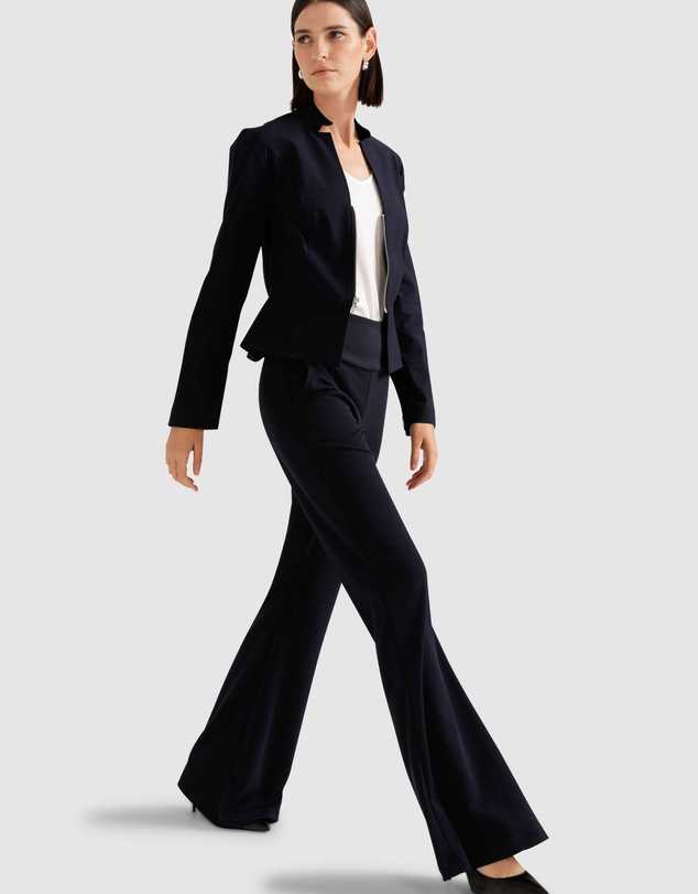 SACHA DRAKE - Front Zip Peplum Jacket
