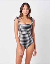 UNE PIECE - Classic Square Neck One Piece Swimsuit