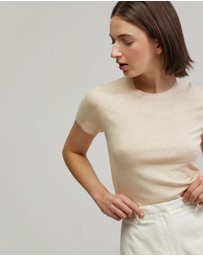 Oxford - Olivia Crop Knit Top