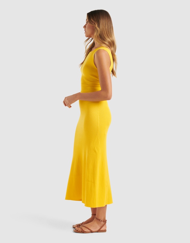 Forever New - Jesse Cross Back Rib Knit Dress