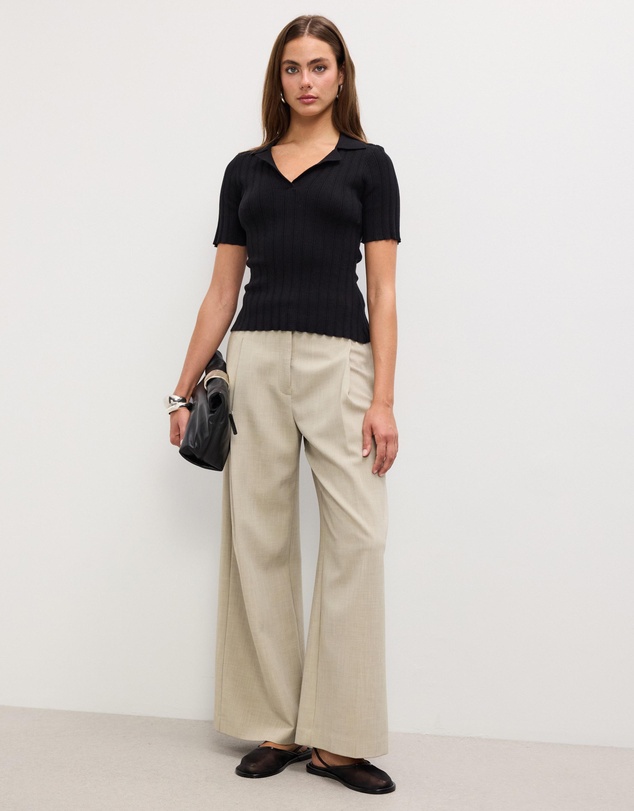 The Fated - Miles Collared Knit Top