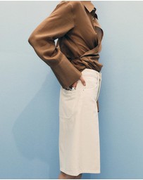 M.N.G - Sofia High-Waisted Straight Jorts