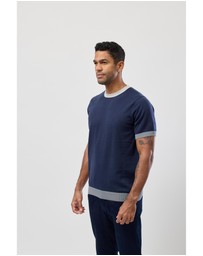 Brooksfield - Crew Neck Knitted Tee