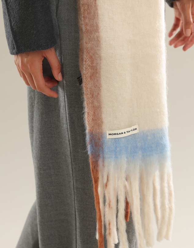 Morgan & Taylor - Mya Chunky Scarf in Cream