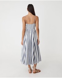 Forcast - Ikaria Linen Crossover Dress