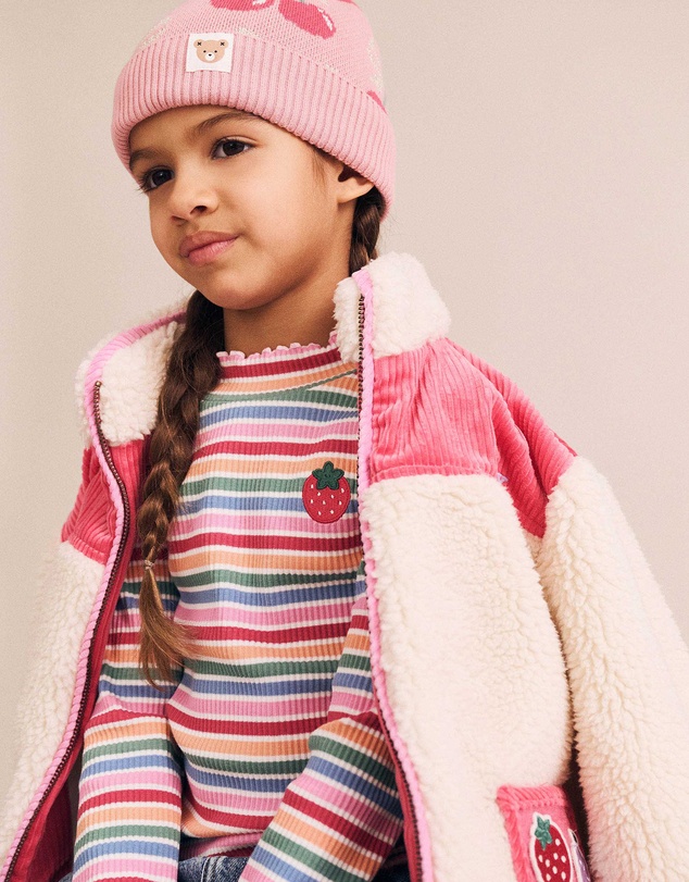 Huxbaby - Tutti Frutti Stripe Rib Skivvy - Babies-Kids