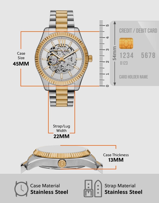Michael Kors - Lexington Multicolour Analogue Watch
